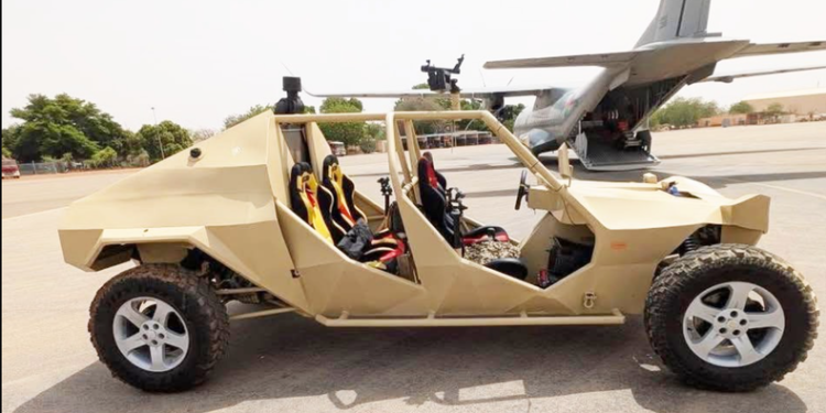 Niger unveils first locally made military vehicle for national defense