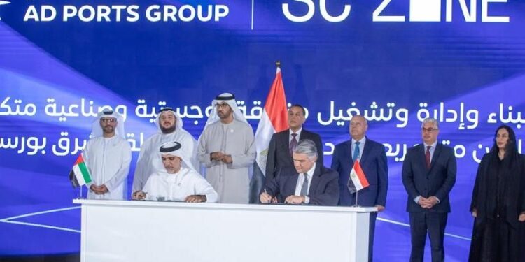 UAE’s AD Ports, Egypt’s SCZONE sign 50-year concession to develop KEZAD East Port Said