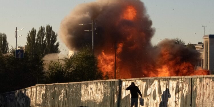 Russian Air Attack Damages Boeing Building in Ukraine