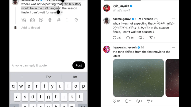 Threads is testing spoiler text, Zuckerberg says
