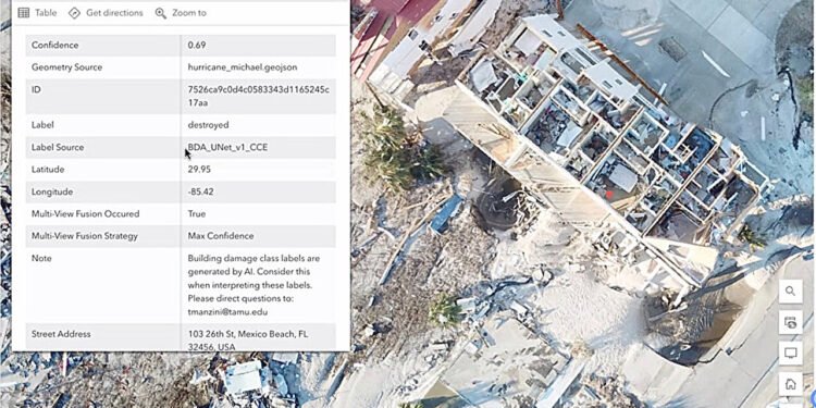 AI tool transforms drone images into instant disaster area maps for responders