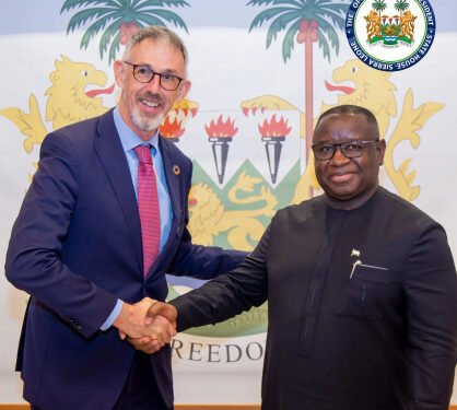 Irish Ambassador Bids Farewell to Sierra Leone’s President Julius Maada Bio
