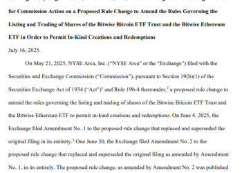 SEC delays Bitwise BTC & ETH In-Kind ETF Redemptions Ruling