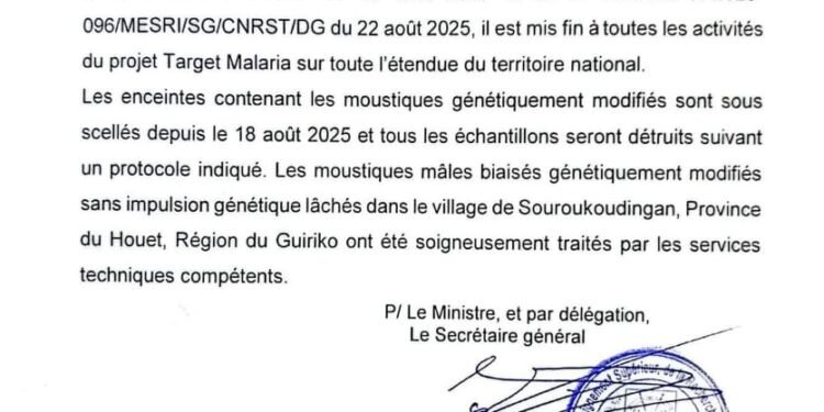 Burkina Faso Bans Gates-Backed GM Mosquito Experiments, Samples To Be Destroyed Nationwide