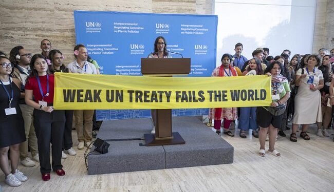 Countries fail to agree on treaty to end plastic pollution at Geneva talks – EnviroNews