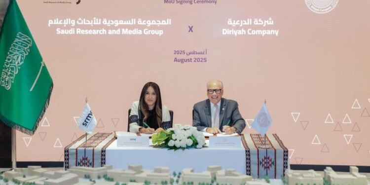 Diriyah Company and SRMG sign MoU to enhance media collaboration