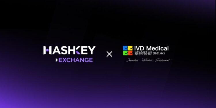 HK-listed IVD Medical Invests HK$149M in Ethereum through HashKey Exchange