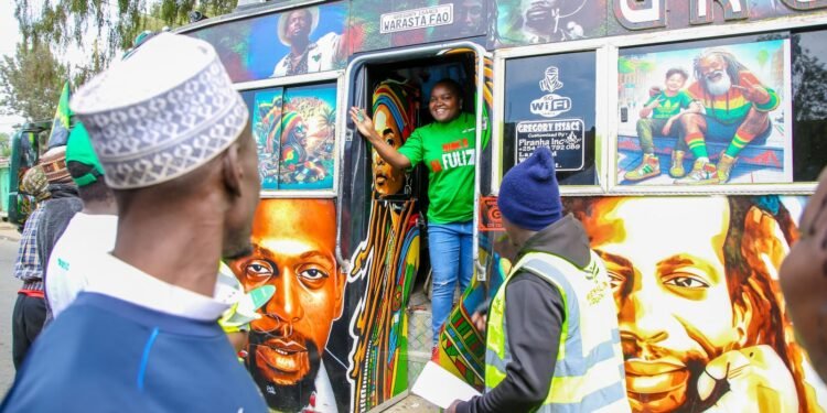 M-PESA Sokoni Caravan Rolls into Nairobi