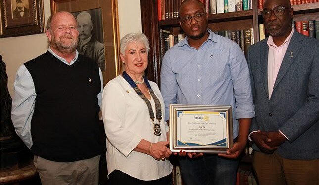 Rotary Club honours SACTA’s community contribution
