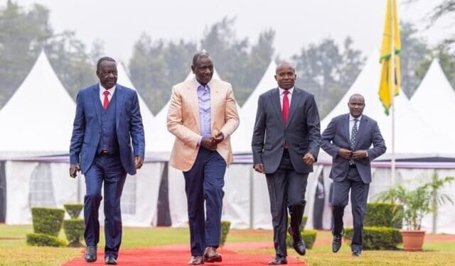 Ruto and Raila Odinga Joint Meeting with MPs Ends in Chaos