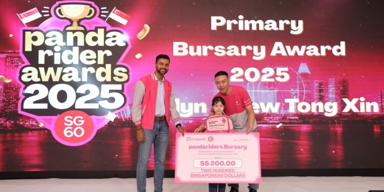 foodpanda honours delivery partners this National Day with S$16,000 in bursaries, double-tipping and rider safety courses
