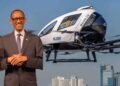 Chinese Flying Taxi Takes to the Skies in Rwanda