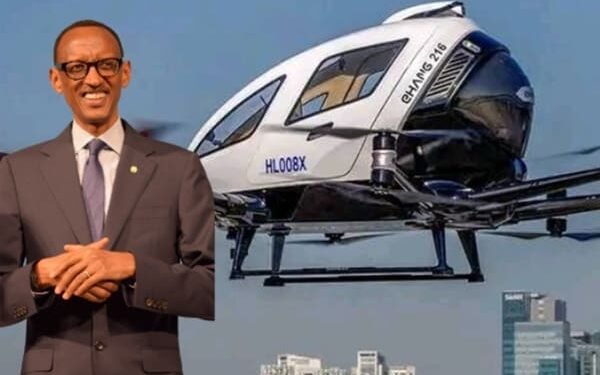 Chinese Flying Taxi Takes to the Skies in Rwanda