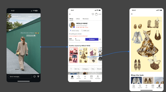 Depop launches a fashion collaging tool to style Pinterest-worthy outfits