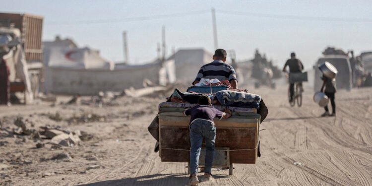 Escaping Israeli Bombing Bankrupts Gazan Families