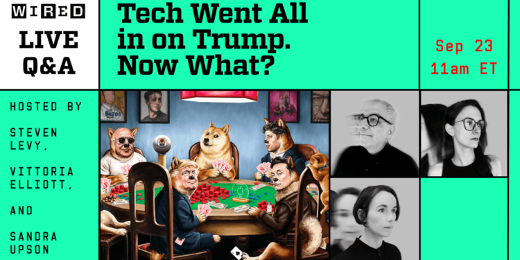 Livestream: Tech Went All In on Trump. Now What?