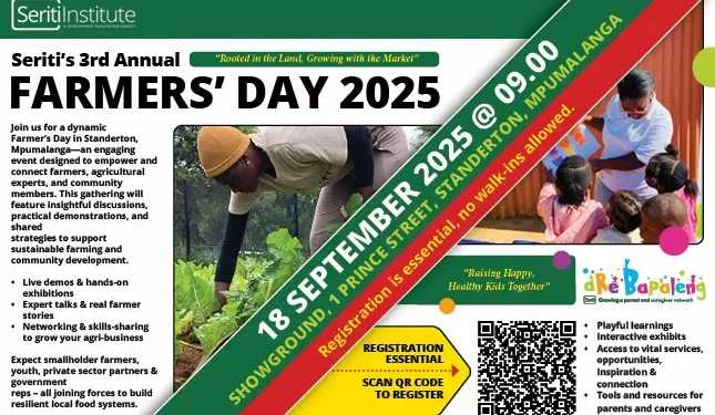 Seriti Farmers’ Day to boost resilient communities around farming