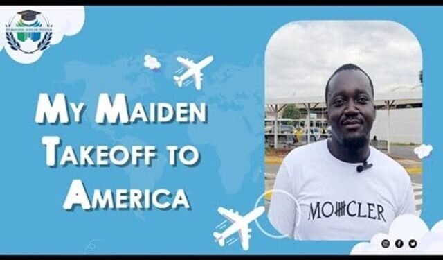 Tevin’s First Flight After Acing His Visa Interview