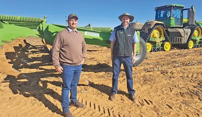 The Agrico T1250 ripper works deeper, for better yield performance