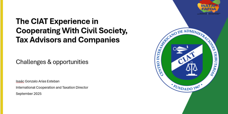 The CIAT Experience in Cooperating With Civil Society, Tax Advisors and Companies