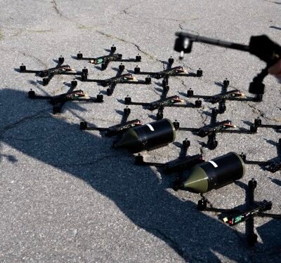 This Ukrainian startup has re-invented drone swarming