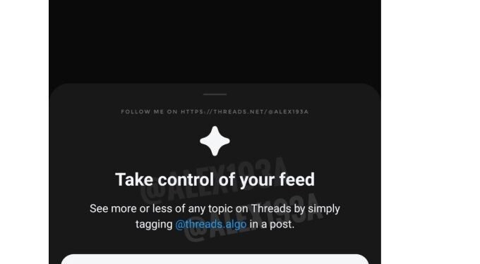 Threads is developing a tool that lets you ‘tag’ its algorithm to configure your feed