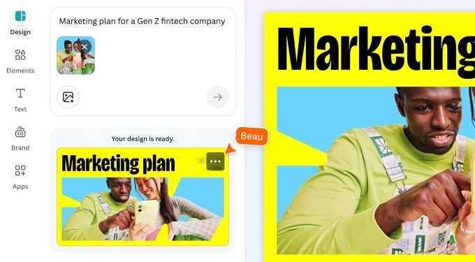 Canva launches its own design model, adds new AI features to the platform
