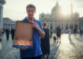 Domino’s delivers the world’s most controversial pizza through the Holy Door of St. Peter’s Basilica
