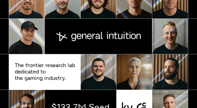 General Intuition lands $134M seed to teach agents spatial reasoning using video game clips