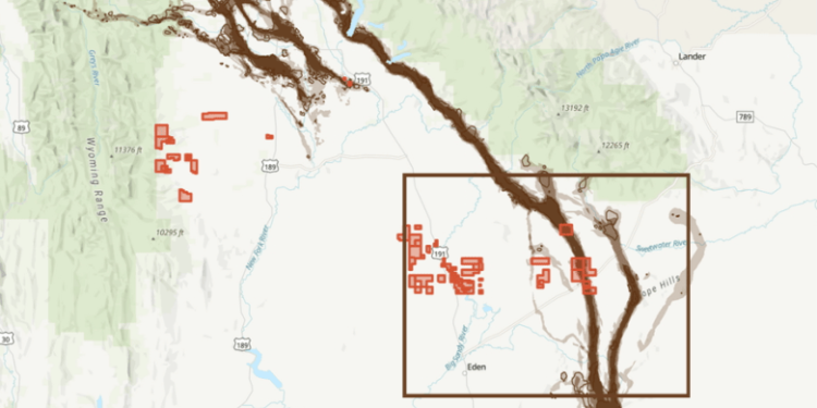 Proposed Wyoming oil and gas leases overlap wildlife corridors
