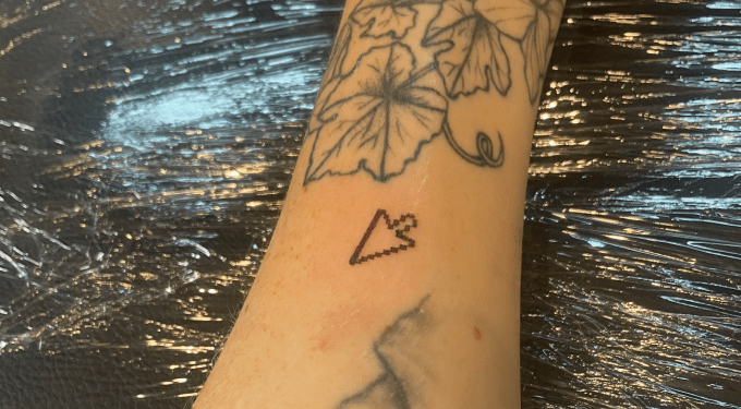 Tattd gave four TechCrunch writers tattoos at Startup Battlefield