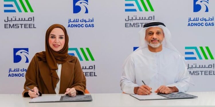 ADNOC Gas and EMSTEEL Sign $4bln, 20-year natural gas supply agreement to power UAE’s industrial growth