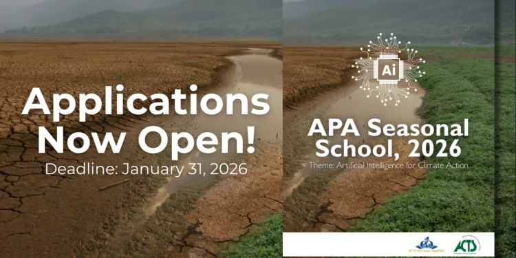 APA Seasonal School 2026: Advancing Climate Action Through AI