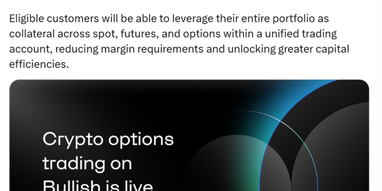 ARK Buys $12M in Bullish as Exchange’s Crypto Options Volume Surges