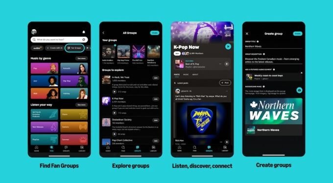 Amazon Music allows users in Canada to chat and stream music with each other