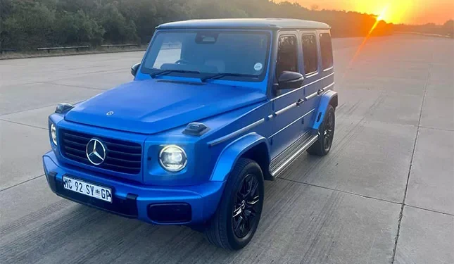 Electric G-Wagon can sprint, climb mountains, do party tricks