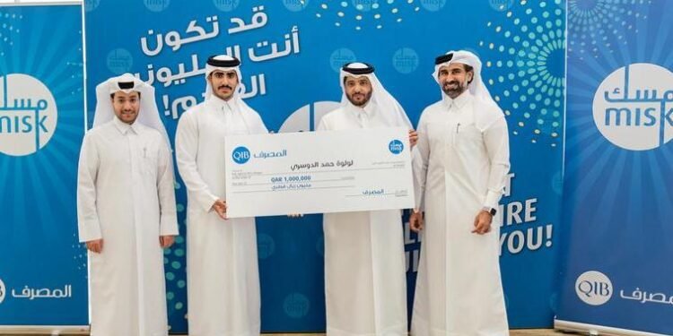 QIB announces new millionaire of the Misk Account