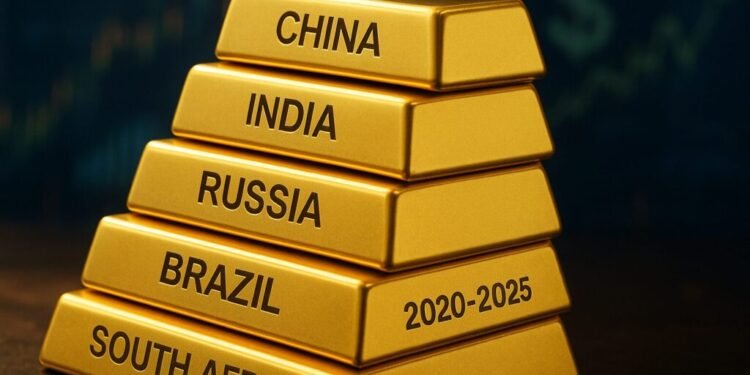 BRICS Purchased 663 Metric Tonnes of Gold Worth $91 Billion in 2025