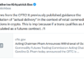 CFTC Withdraws ‘Overly Complex’ Actual Delivery Guidance