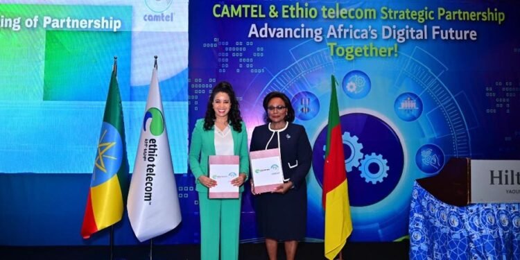 Ethio telecom and CAMTEL Sign Deal to Drive Cameroon’s Digital Transformation
