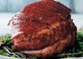 Festive gammon with ginger, garlic & citrus glaze
