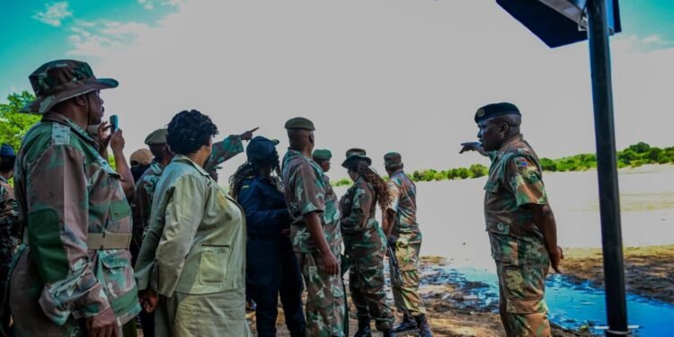 Motshekga calls on Op Corona soldiers, sees contraband stopped