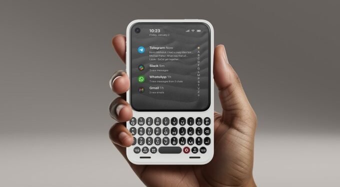 Clicks debuts its own take on the BlackBerry smartphone, plus a $79 snap-on mobile keyboard
