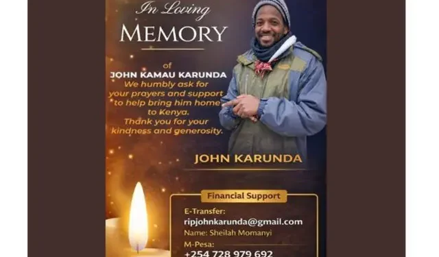 Death of John Kamau Karunda in Ontario Canada