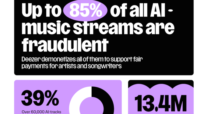 Deezer makes it easier for rival platforms to take a stance against AI-generated music