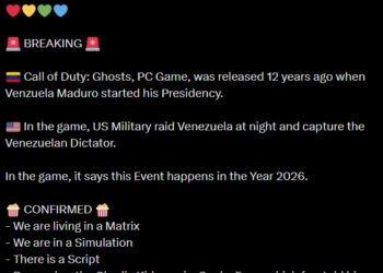 Did the 2013 Video Game “Call of Duty: Ghosts” Predict the Venezuelan Raid of 2026?