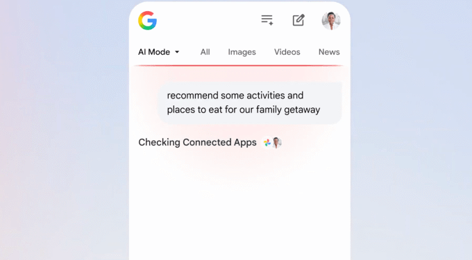 Google’s AI Mode can now tap into your Gmail and Photos to provide tailored responses