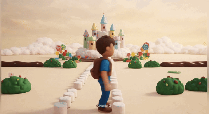 I built marshmallow castles in Google’s new AI world generator