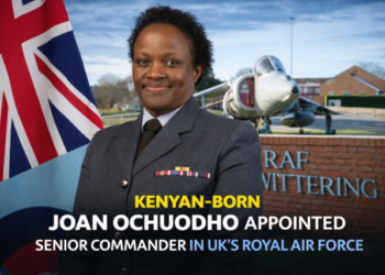 Joan Ochuodho Appointed Senior Commander in UK Air Force
