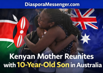 Kenyan Mother Reunites with 10-Year-Old Son in Australia